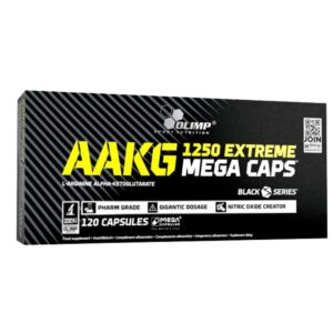 AAKG 1250 Extreme Mega Caps OLIMP Nitric Oxide Booster 120 caps