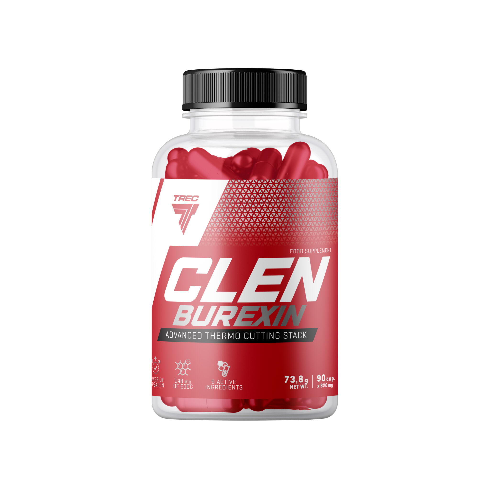 Clen burexin fat burner, including increased metabolism, appetite suppression, improved energy levels, and enhanced fat burning.