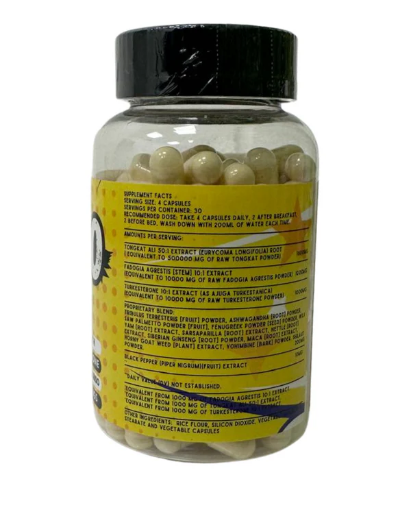 Turbo Test 120 Vegan Capsules by Super Nutrition – Natural Testosterone Booster